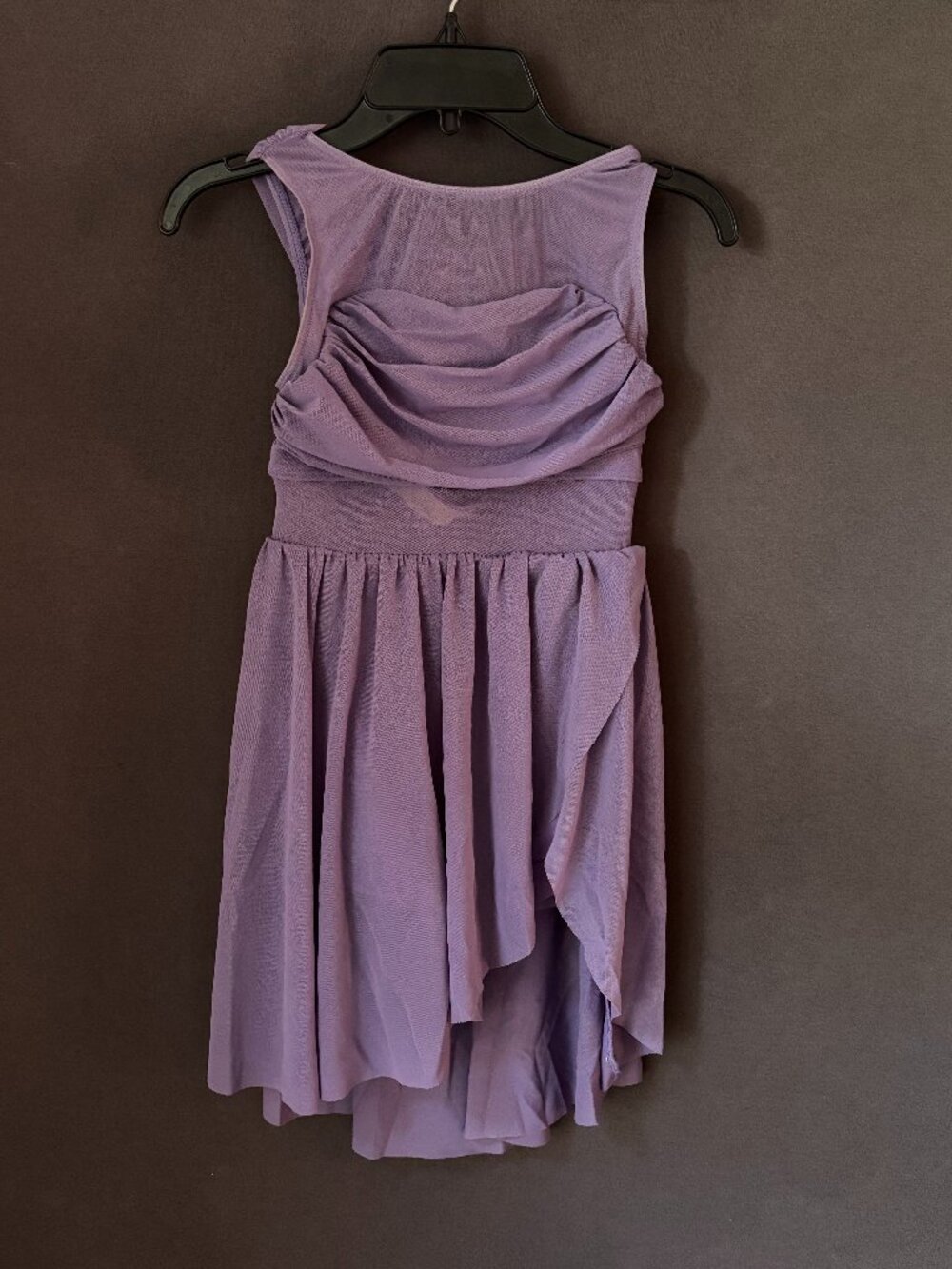 Balera Lilac Mesh Wrap Dress Keyhole Back Lyrical Dance Costume D8423 MC